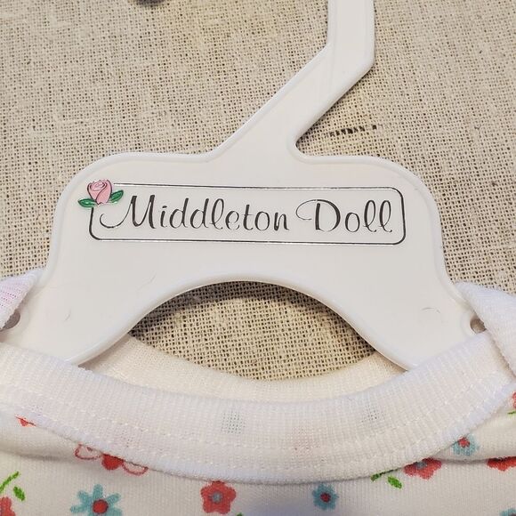 Middleton Reborn Doll Clothes Floral Romper Outfit - Picture 3 of 6